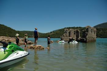>Jet Skier in high elevation