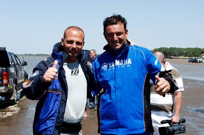 >Panousis at the Podium of Jet Raid 2007