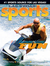 >Former jet ski racer makes magazine cover