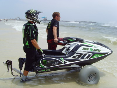 >Mac Clugage on a Ski in Havasu