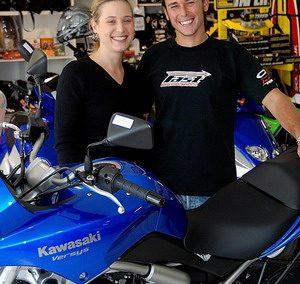 >Dustin Motzouris opens Kawasaki motorcycle dealership