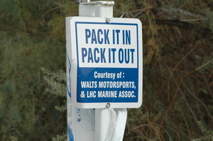 >The sign says it all