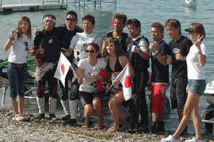 >The Japanese freestyle team