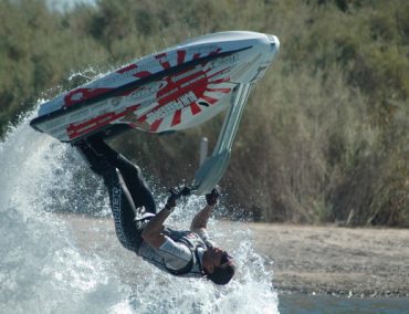 Roy test rides Pro Freestyle crafts