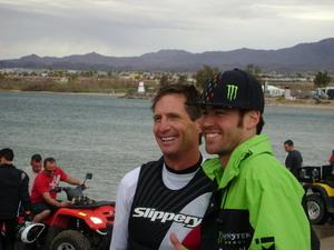 >Warner and Sheldon won Mark Hahn 300