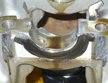 >What has happened to the thrush bearing?