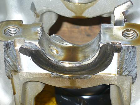 >What has happened to the thrush bearing?