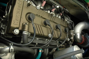 >Η εργοστασιακή Kawasaki με turbo