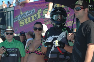 >Why Warner did not show at the final motos?