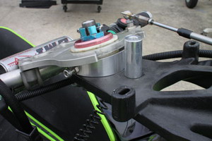>Angled turn plate base