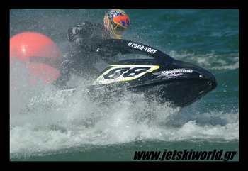 >Rob Flores on a Bullett hull