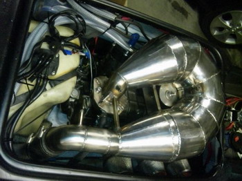 >Ultra 150 engine inside the SX-R hull