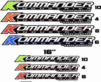 >Kommander Ind. sticker pack