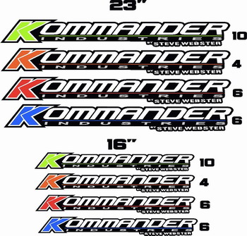 >Kommander Ind. sticker pack