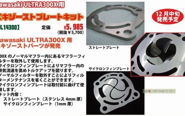 >Tricky exhaust flange for Ultra 300X