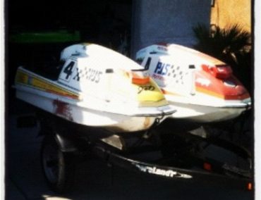 >Pat Helfricks race crafts