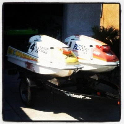 >Pat Helfricks race crafts
