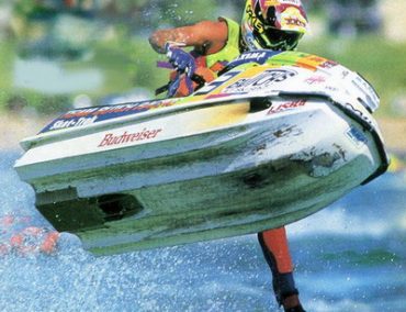 >Victor Sheldon jumping the log jump