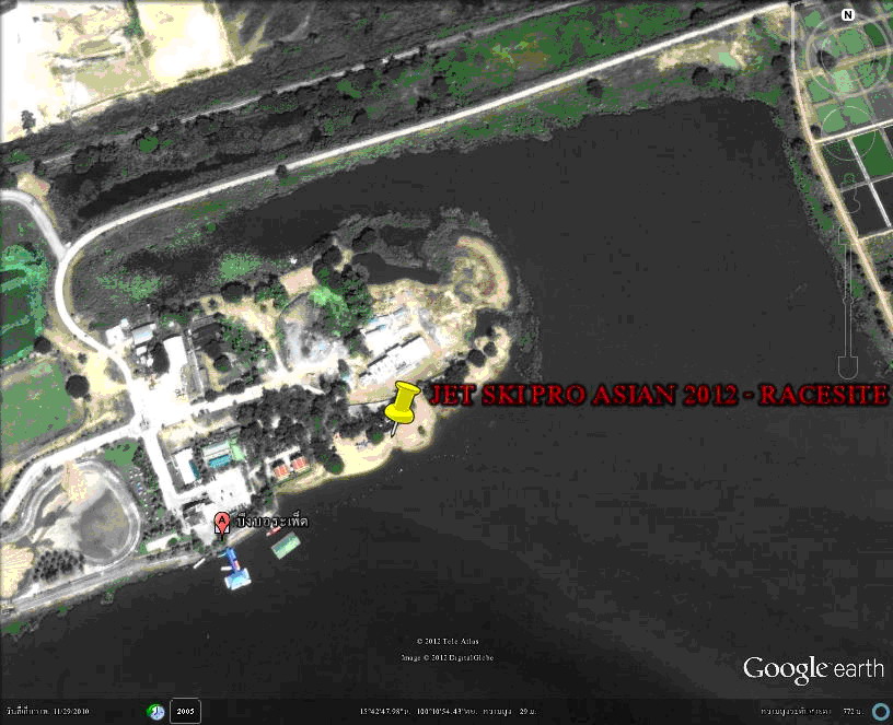 >Jet Ski PRO ASIAN Grand Prix 2012 has changed the venue to Nakornsawan Province