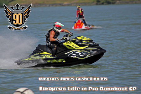 >British James Bushell, πρωταθλητής Ευρώπης.