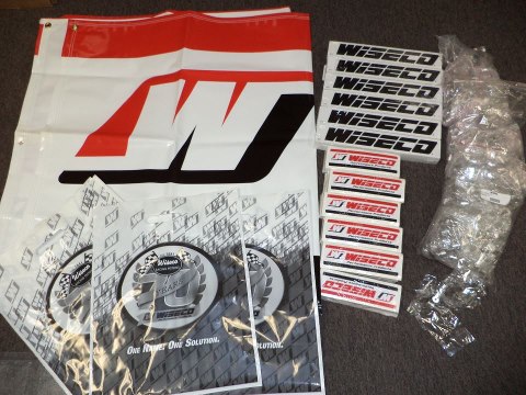 >Wiseco promo gifts at the World Finals 2012