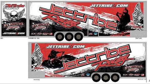 >Jettribe, Νέα γραφικά στην νταλίκα