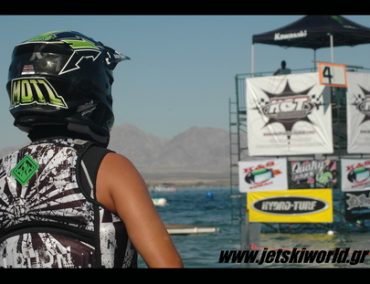 >Dustin Motzouris, the fastest Pro Ski rider