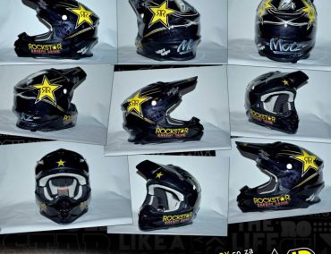 >Motzs new helmet