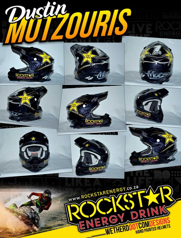 >Motzs new helmet
