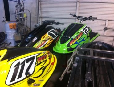 >Bullett Racing riders at Parker
