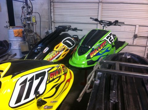 >Bullett Racing riders at Parker