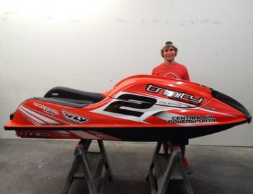 >Cody McCallum thanks his sponsors