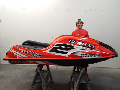 >Cody McCallum thanks his sponsors