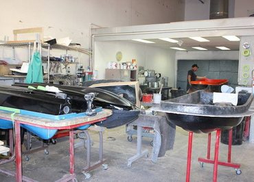 >Bullett Racing hulls in progress