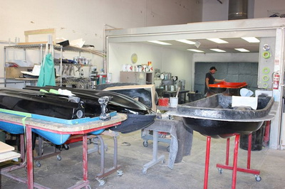 >Bullett Racing hulls in progress