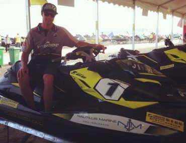 >James Masterton qualified 6th in Asia Aquabike race