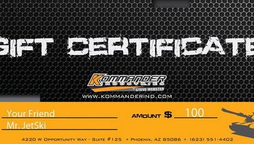 >Kommander Gift card