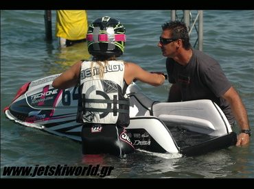>Girello and Laho on a Yamaha