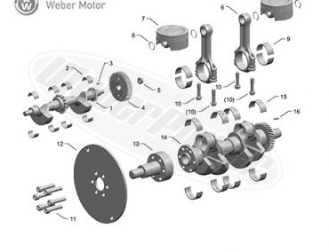 >Weber crankshaft internals