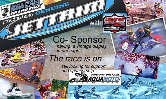 >Pro-AM Vintage Aqua Moto Grand Prix