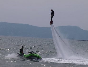 >Eπίδειξη Flyboard σήμερα, Σάββατο