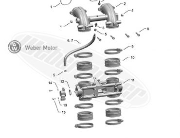 >Weber motor intake parts