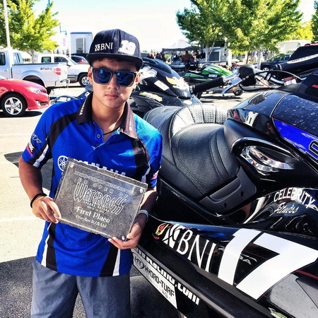 >Aqsa Aswar won 3 motos in Pro Runabout Limited