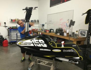 >James Bushells Ski prepared by Kommander Ind.