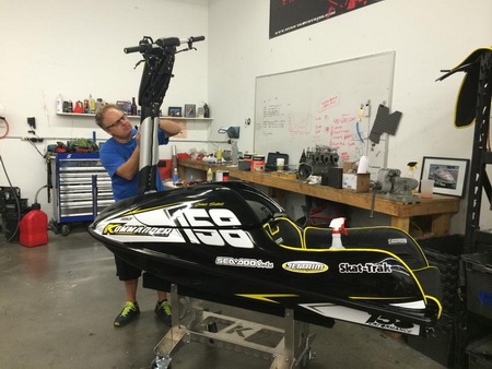 >James Bushells Ski prepared by Kommander Ind.