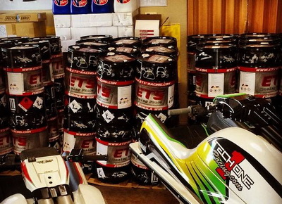 >Race fuel for the World Finals at Tech1Racing