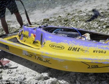 >PWC lost in Japan found in Hawaii