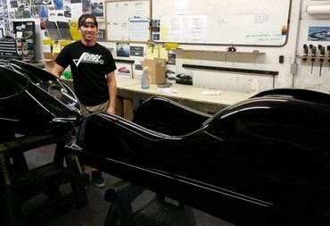 >Wilson got his Trinity Composites hulls