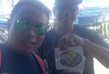 >BJ Ang and Glenn Dickinson at the IJSBA World Finals