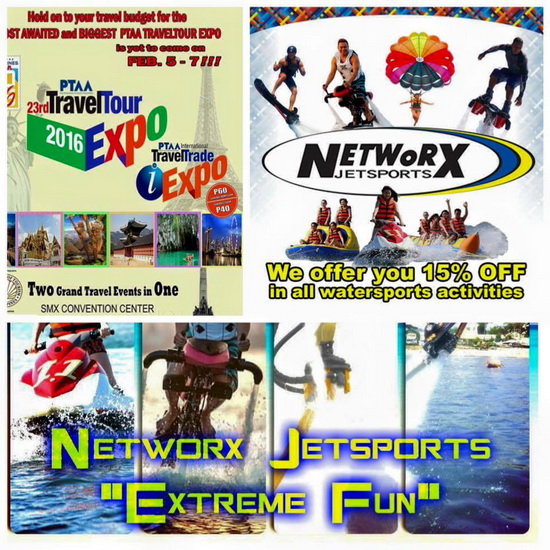 >Networx Jetsports at 23rd Philippine Travel Tour Expo 2016